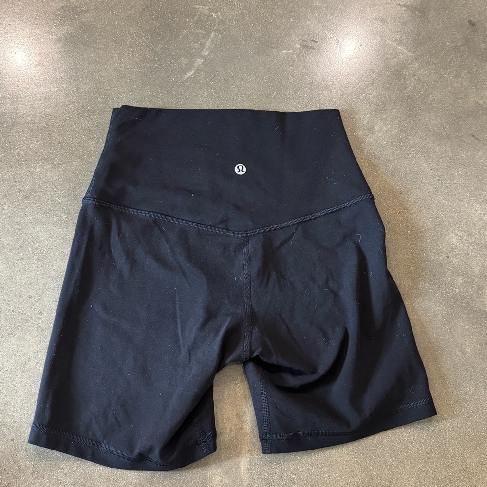 lululemon athletica Black High-Rise Bike Shorts